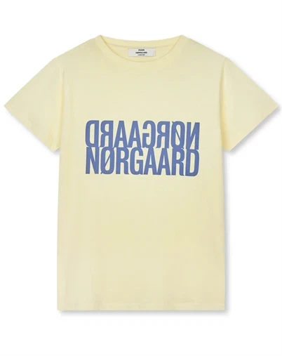 Mads Nørgaard - Single Cotton Trenda P T-Shirt - Almond Oil